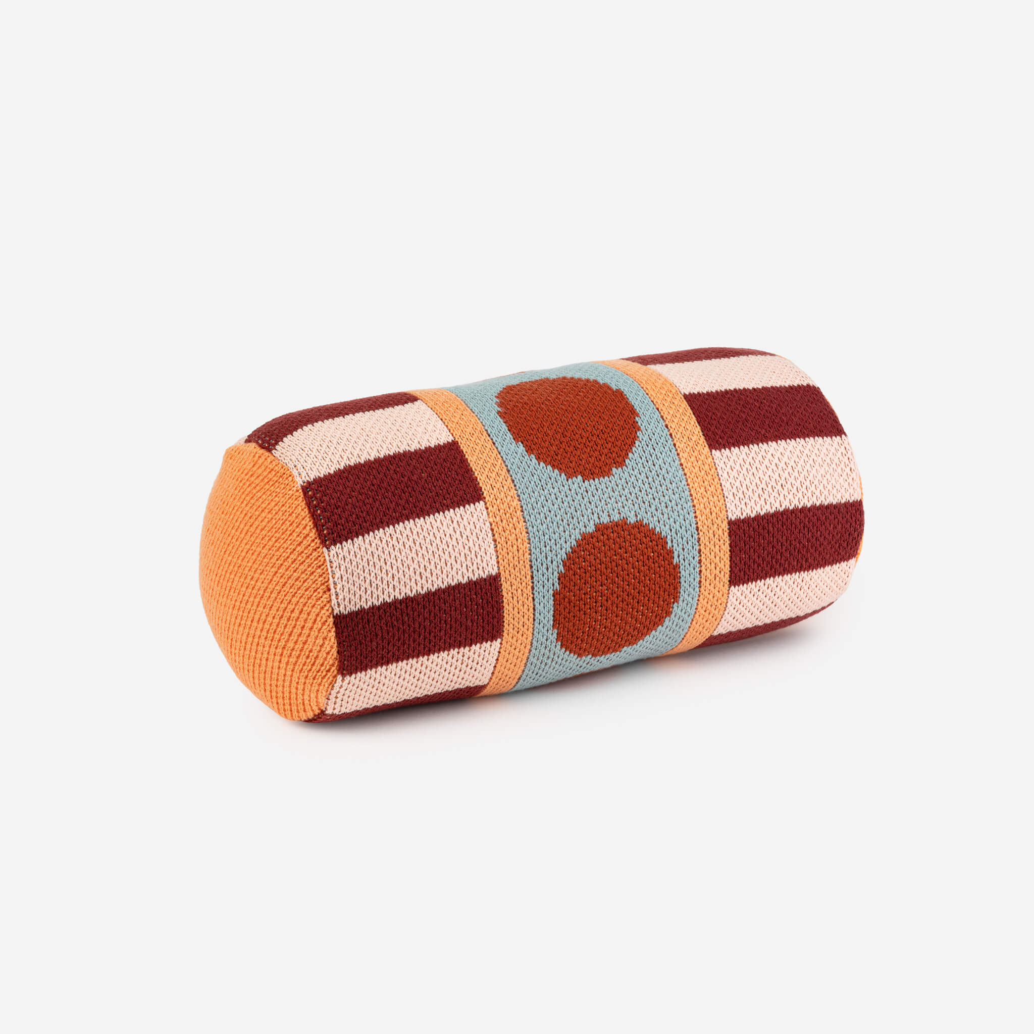 Stripe Dot Bolster Pillow