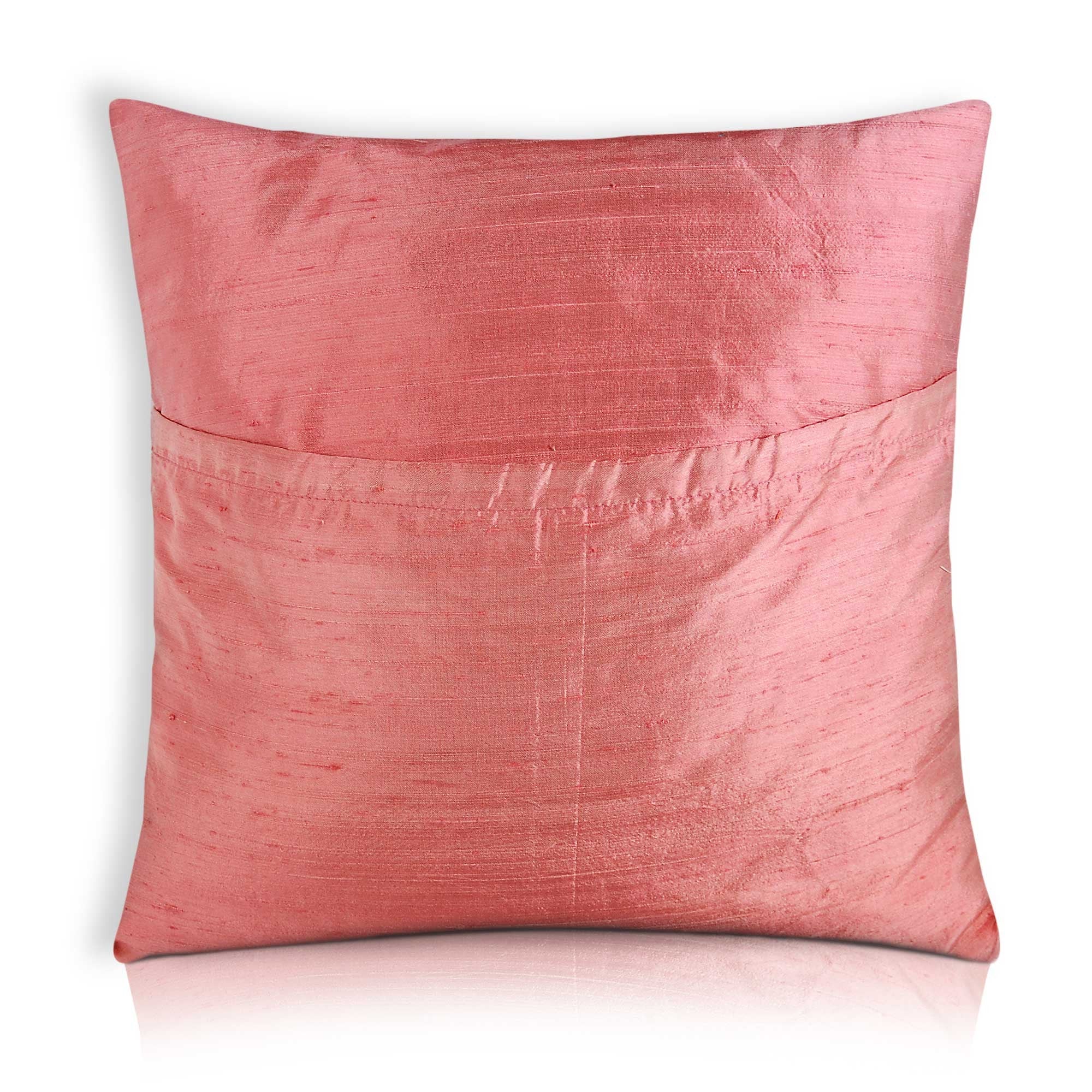 Blush Pink Silk Cushion Cover
