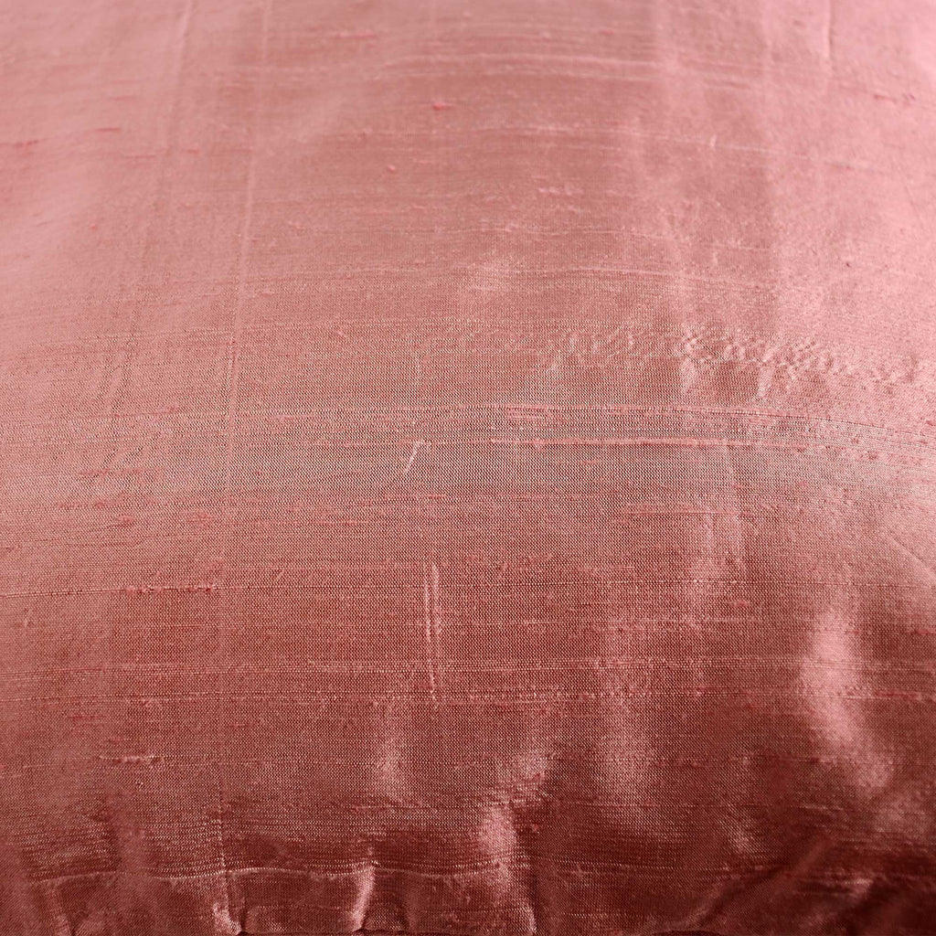 Blush Pink Silk Cushion Cover