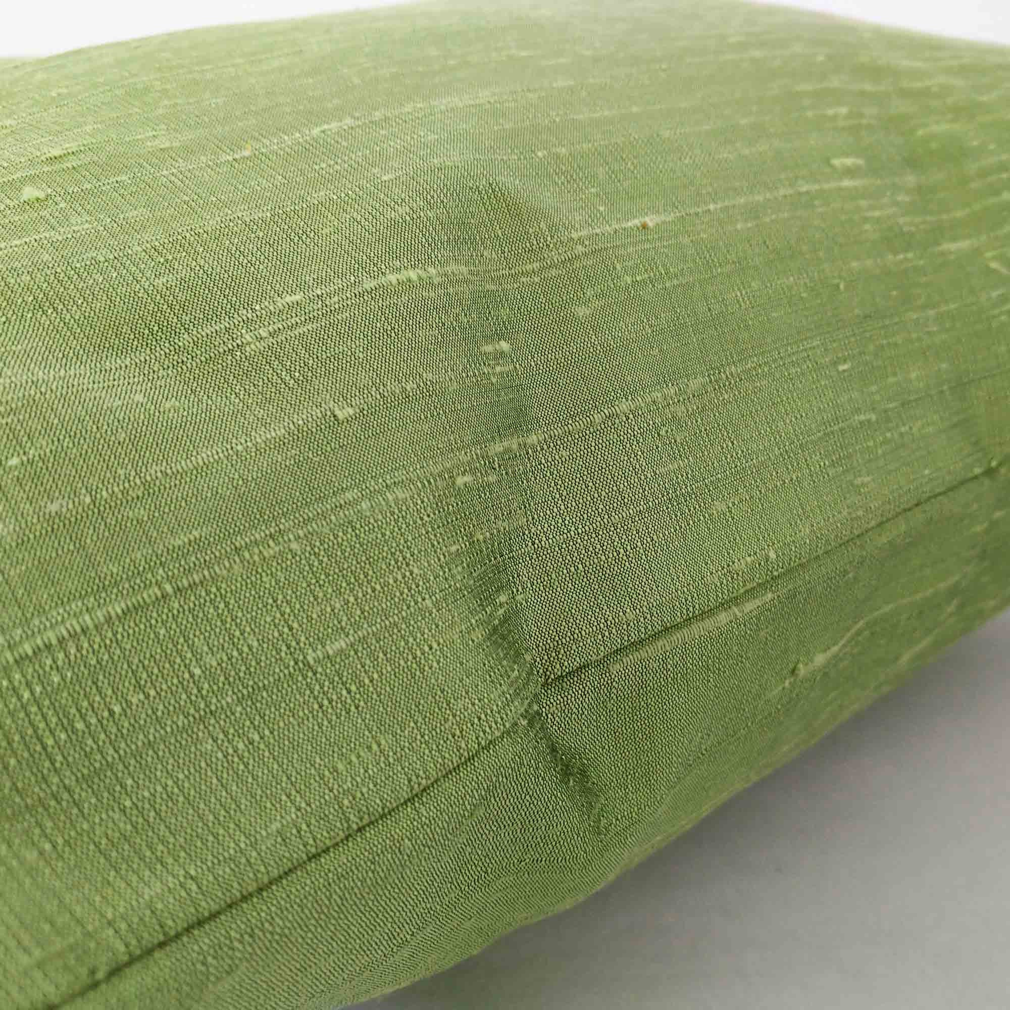 Pure Silk Pillow Cover in Pistachio