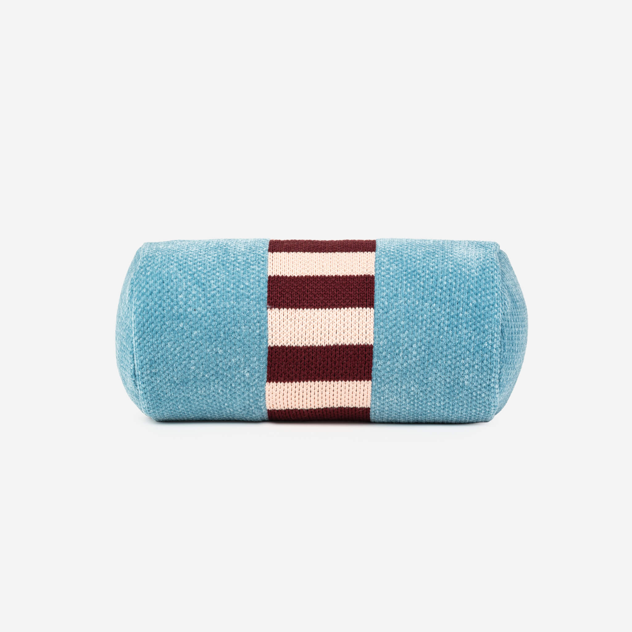 Tile Patch Chenille Bolster Pillow