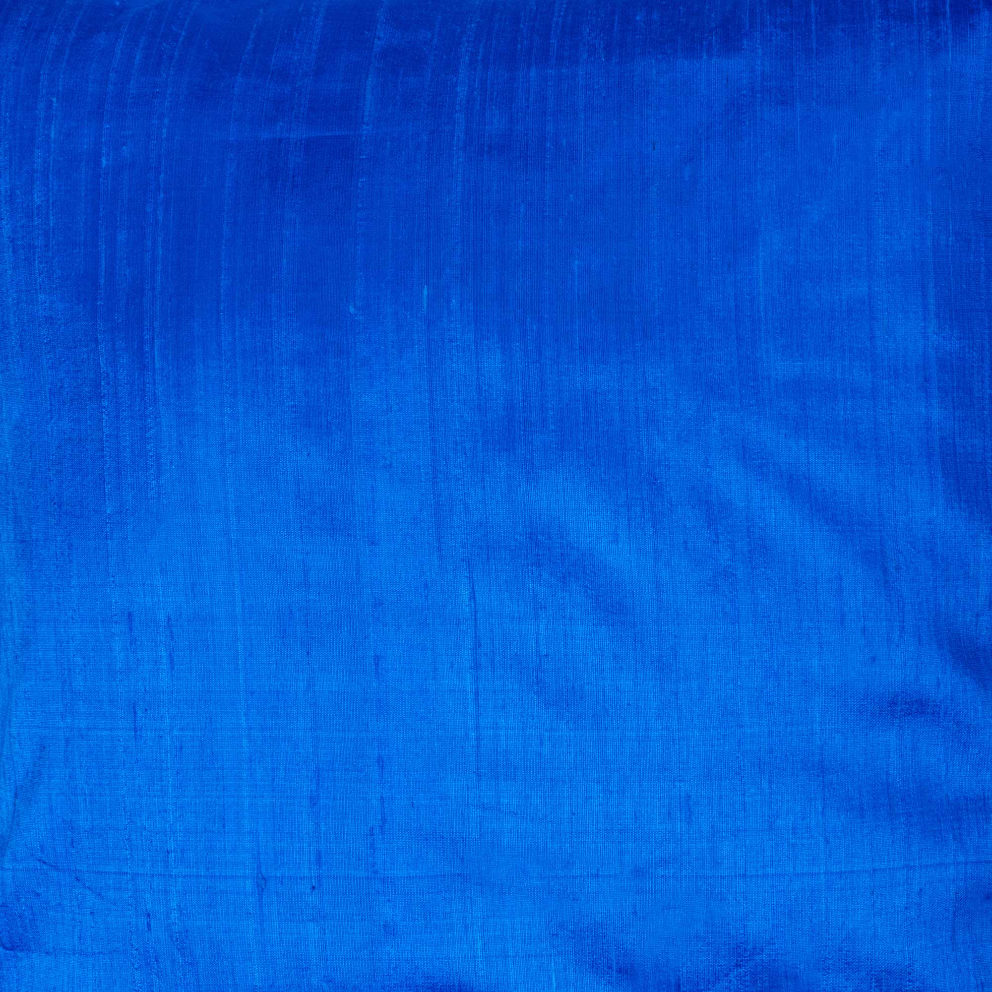 Turquoise Blue Raw Silk Pillow Cover