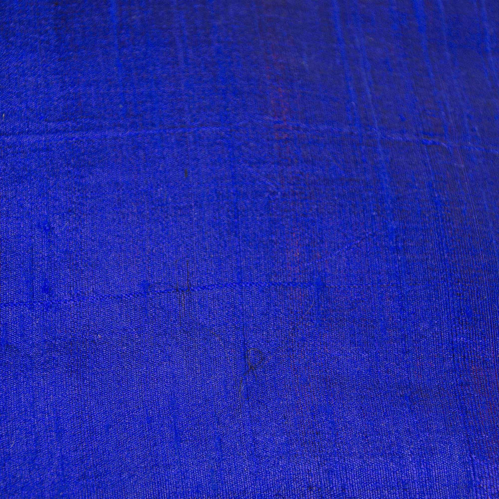 Royal Blue Raw Silk Cushion Cover
